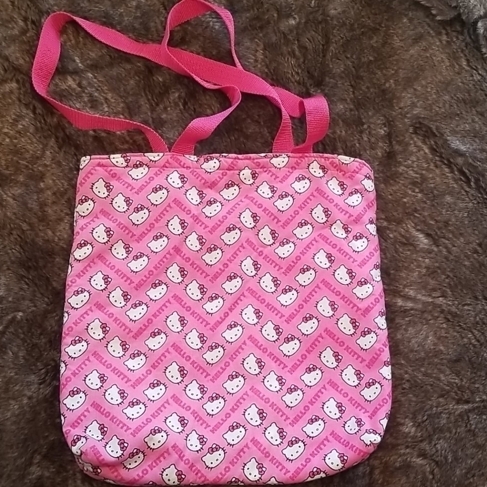 Hello Kitty handmade carry bag lined